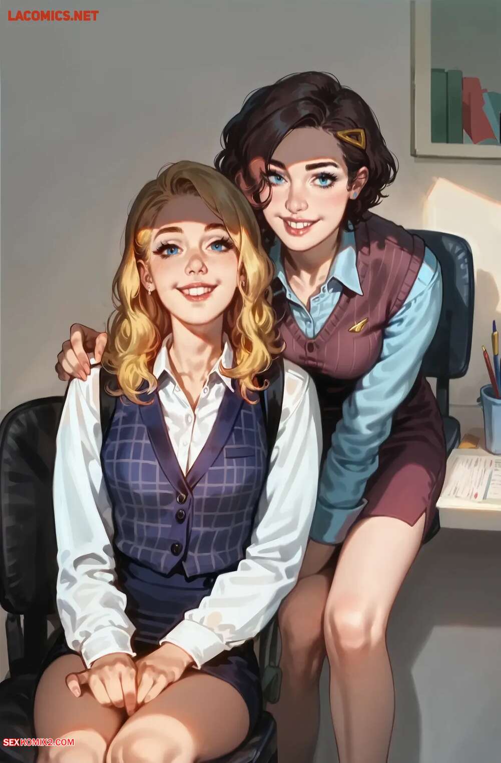 Porn comic Learning from M.O.M. Serena and Grace. Pokemon. Playful Sloth