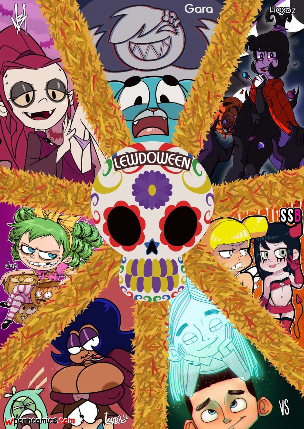 Porn comic Lewdoween. Various. N3F.