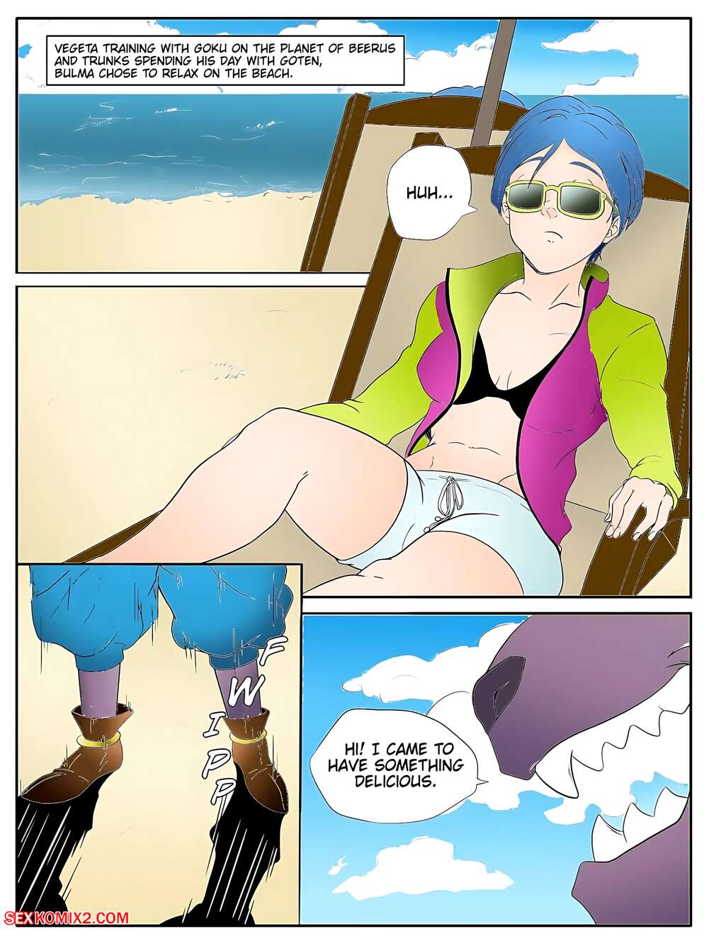 Porn comic Loosening With a God. Dragon Ball. Sloghy