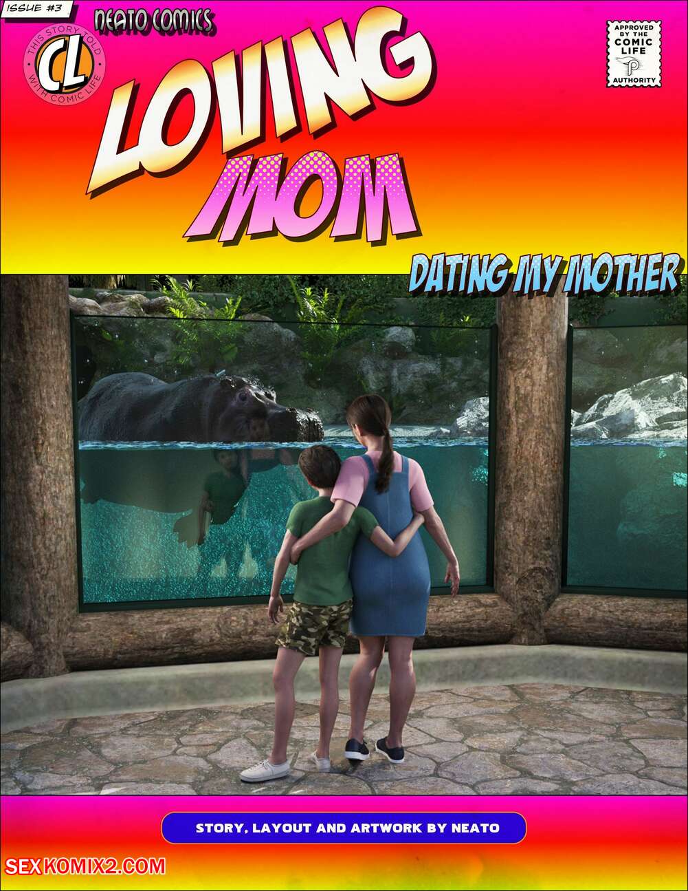 Porn comic Loving Mom. Chapter 2. Dating My Mother. Neato