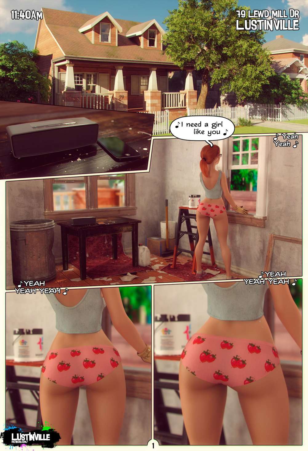 Porn comic LustInVille. Part 5.