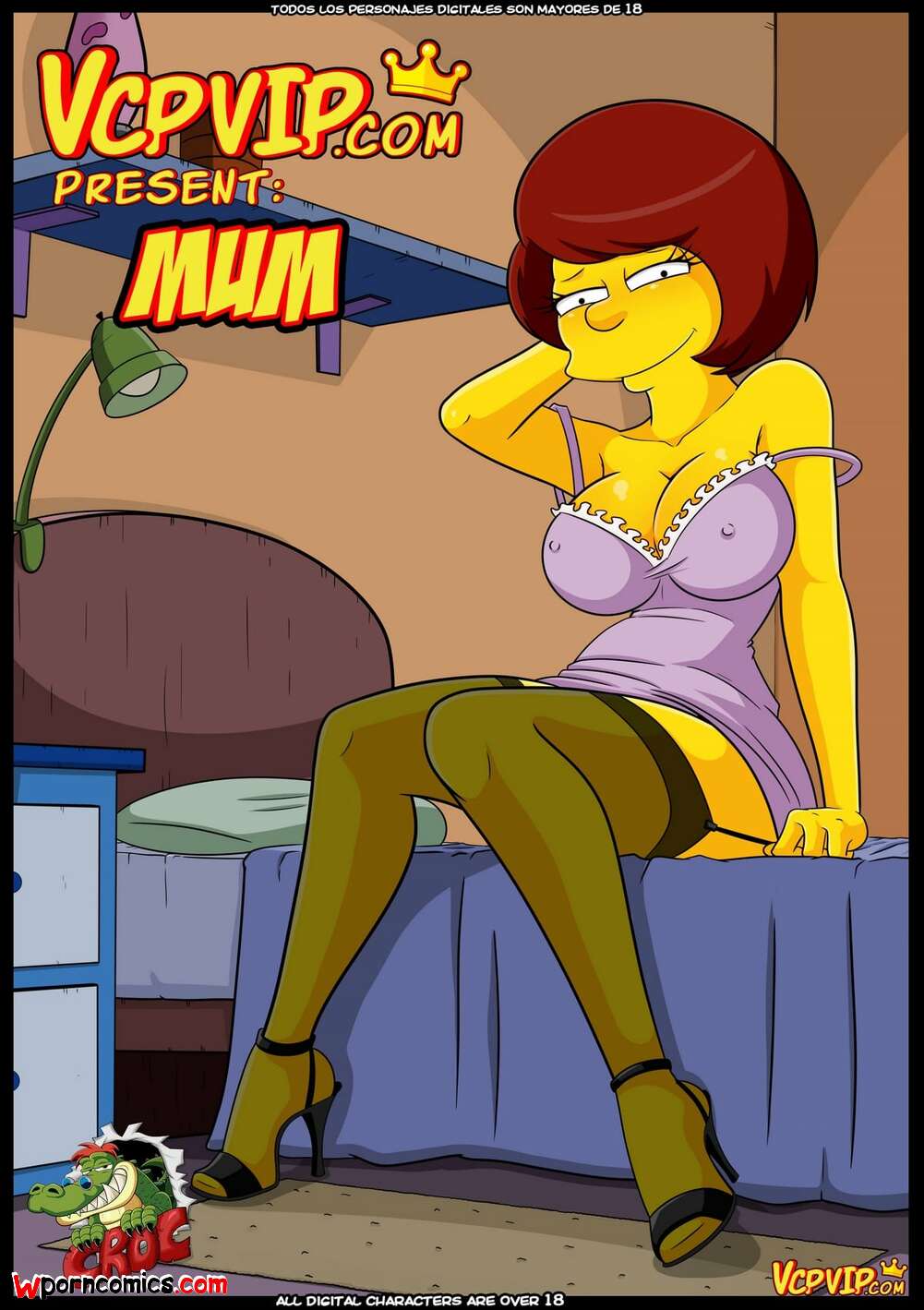 Porn comic Mama. Chapter 1. The Simpsons. Croc.