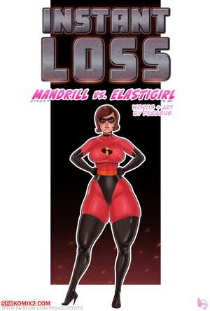 Porn comic Mandrill vs Elastigirl. The Incredibles. Pegasus