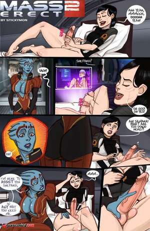 Porn comic Mass Erect 2. Chapter 1. Mass Effect. Stickymon.