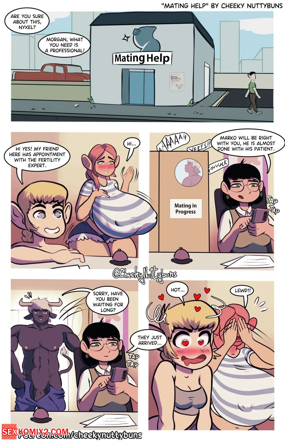 Porn comic Mating Help. Cheeky Nuttybuns