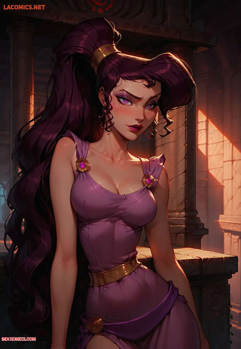 Porn comic Megaras Temple of Worship. LowFireStudios