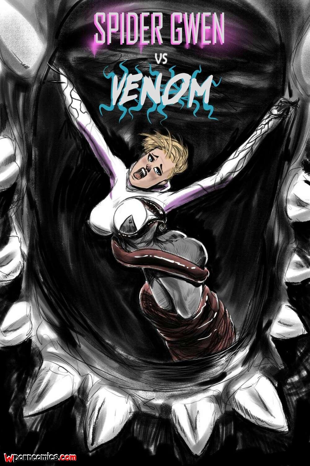 Porn comic Meinfischer. SpiderMan. SpiderGwen vs Venom