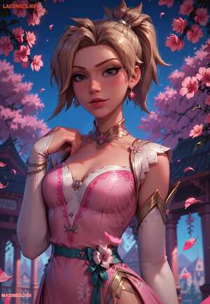 Porn comic Mercy Invites You In. LowFireStudios