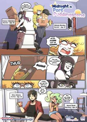 Porn comic Midnight in Port Puddingstone. Purringjel.