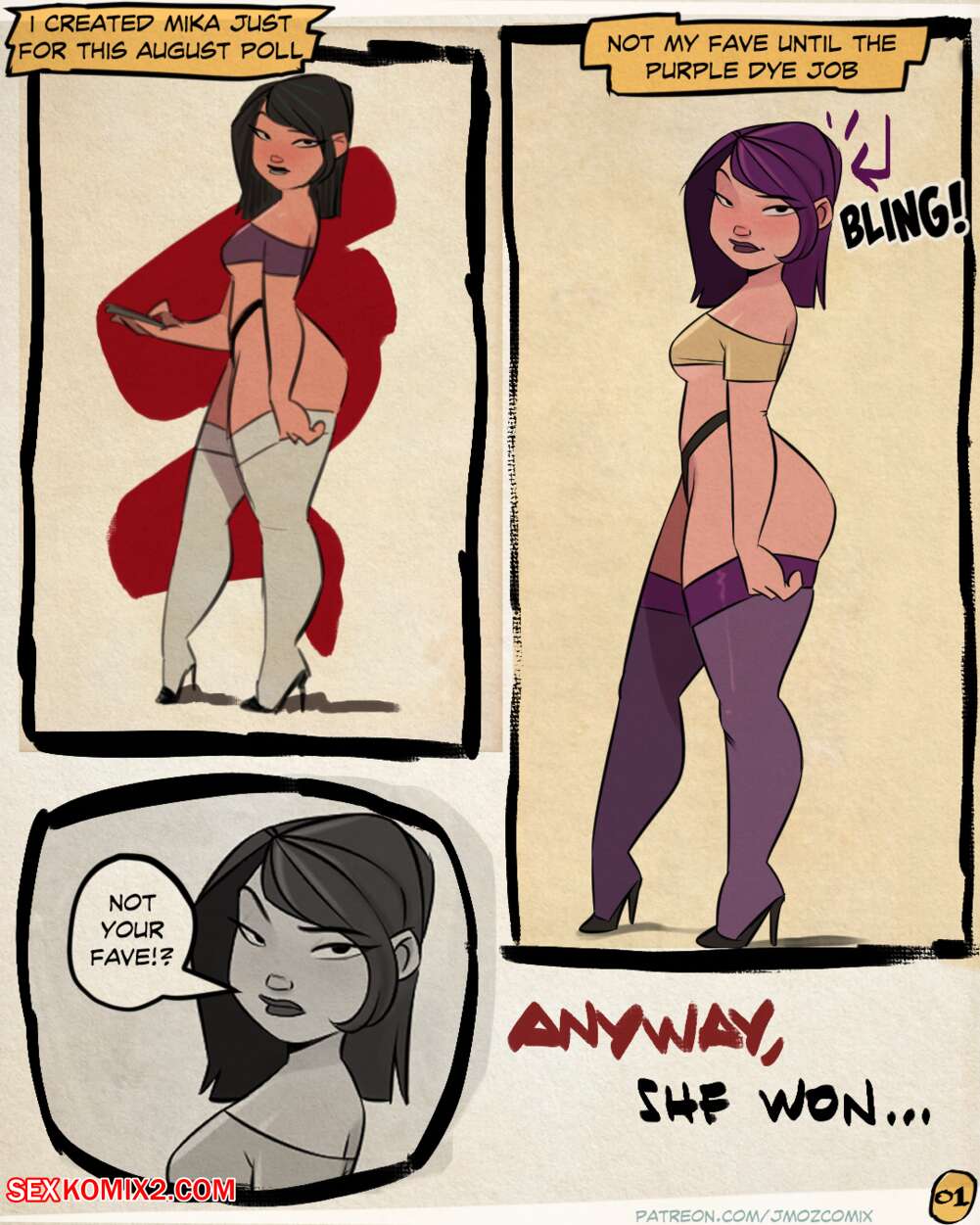 Porn comic Mikakomix. Chapter 1. Jmoz.