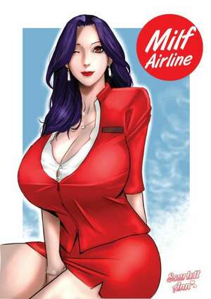 Porn comic MILF Airline. Scarlett Ann.
