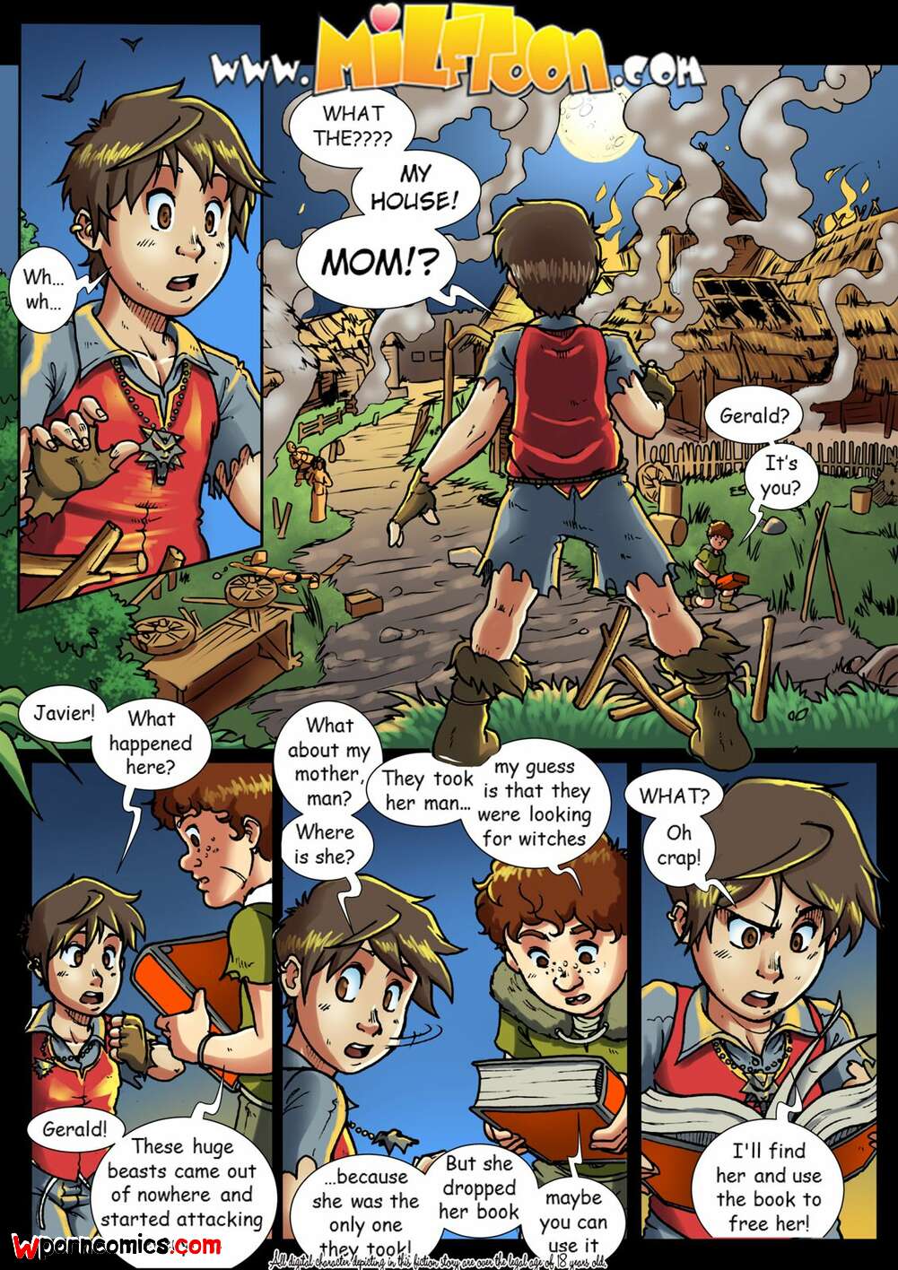 Porn comic Milfcher. Chapter 1. The Witcher. MILFToon.