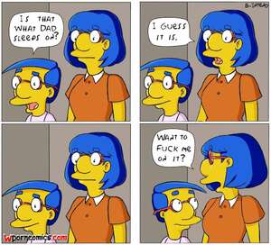 Porn comic Milhouse Luann. B Intend