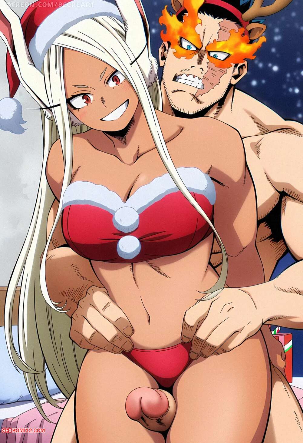 Porn comic Mirko x Endeavor. SecreArt