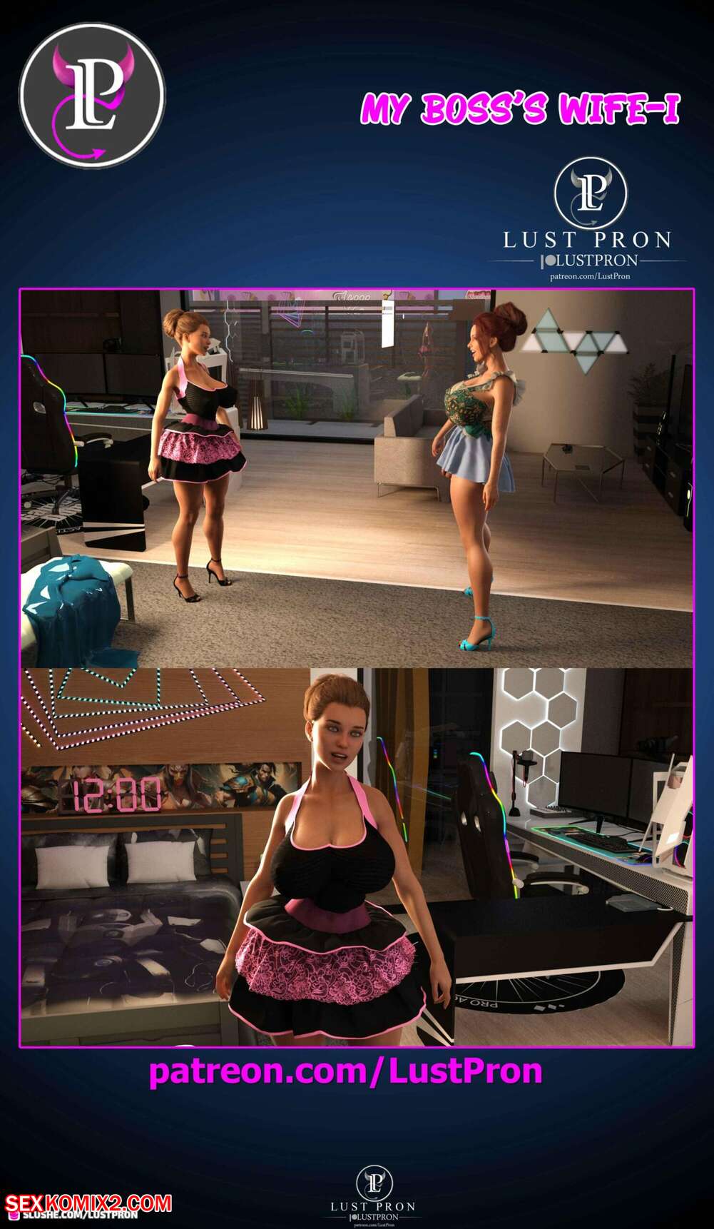 Porn comic My Bosss Wife. Lustpron