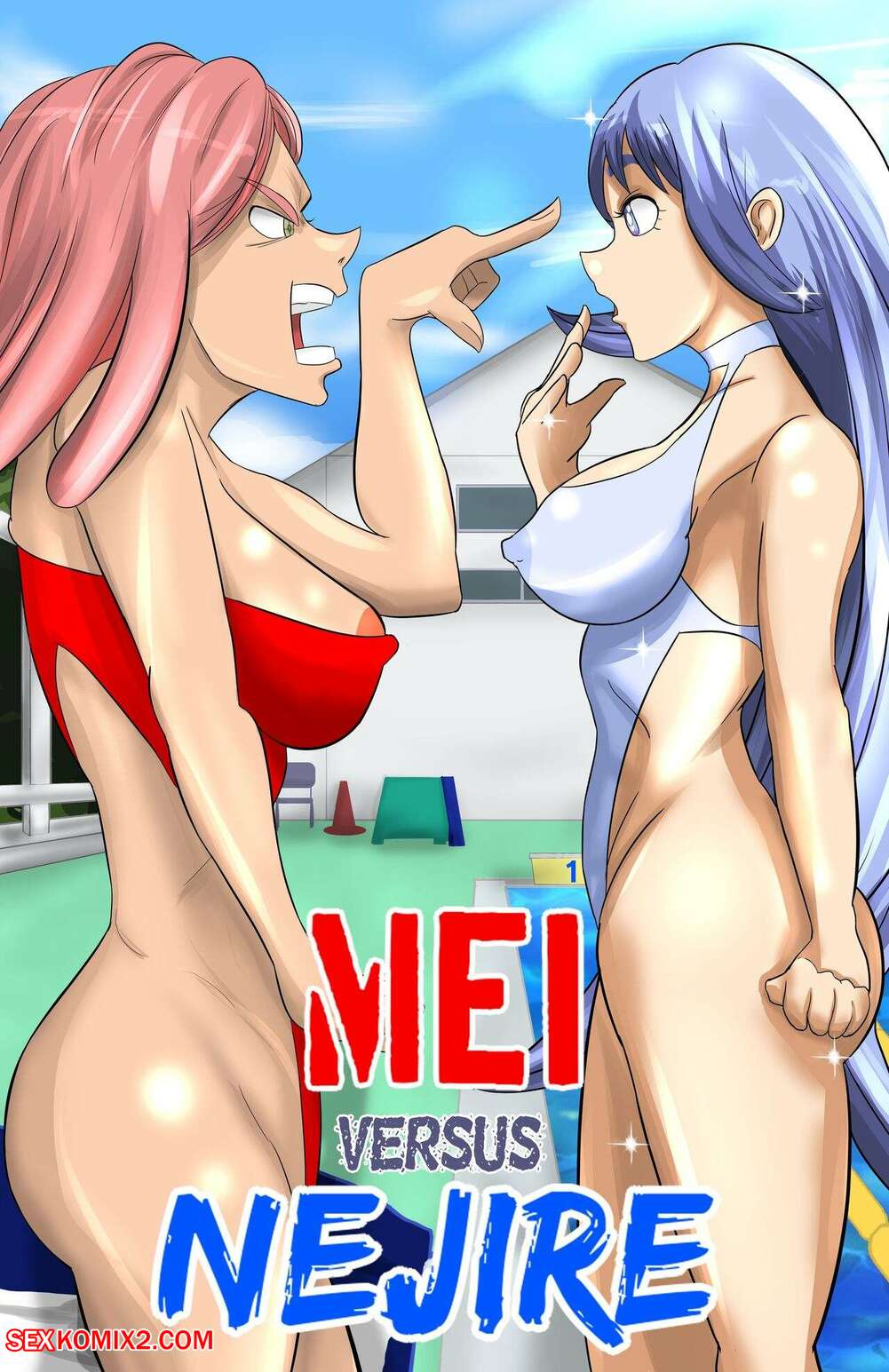 Porn comic My Hero Academia. Mei Vs Nejire