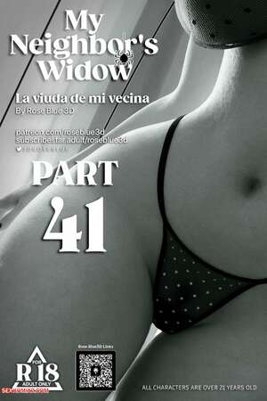 Porn comic My Neighbors Widow. Chapter 41. Rose Blue 3D