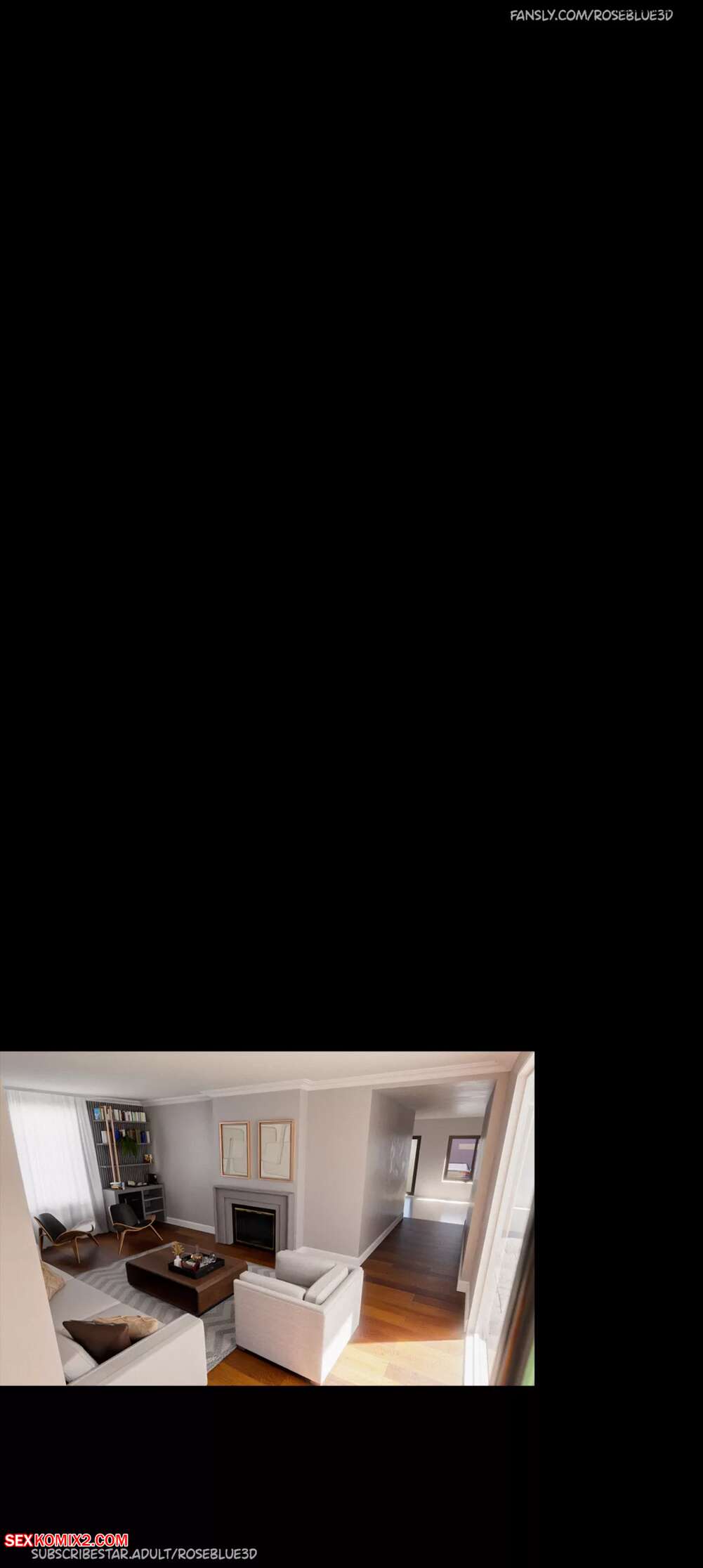 Porn comic My Neighbors Widow. Chapter 43. Rose Blue 3D