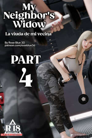 Porn comic My Neighbors Widow 4. RoseBlue3D
