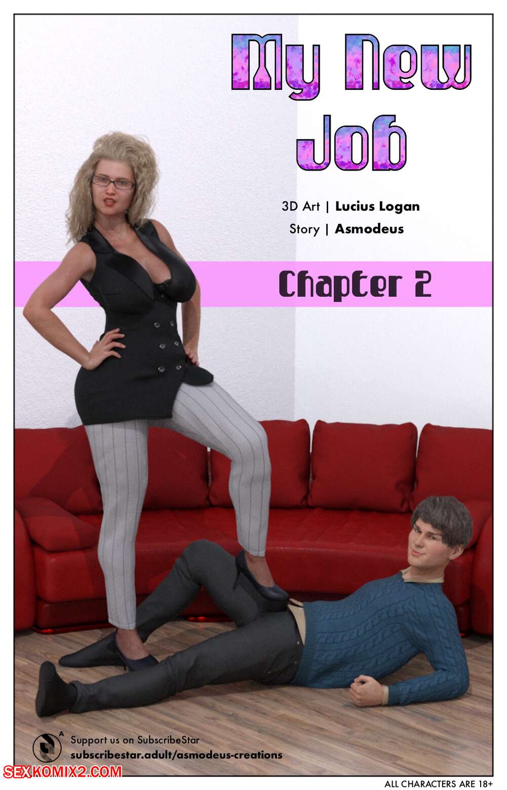 Porn comic My New Job 2. LUCIUS LOGAN