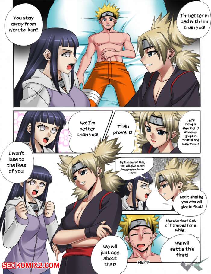 Porn comic NaruHinaTemari Doujin. Naruto. JadenKaiba.