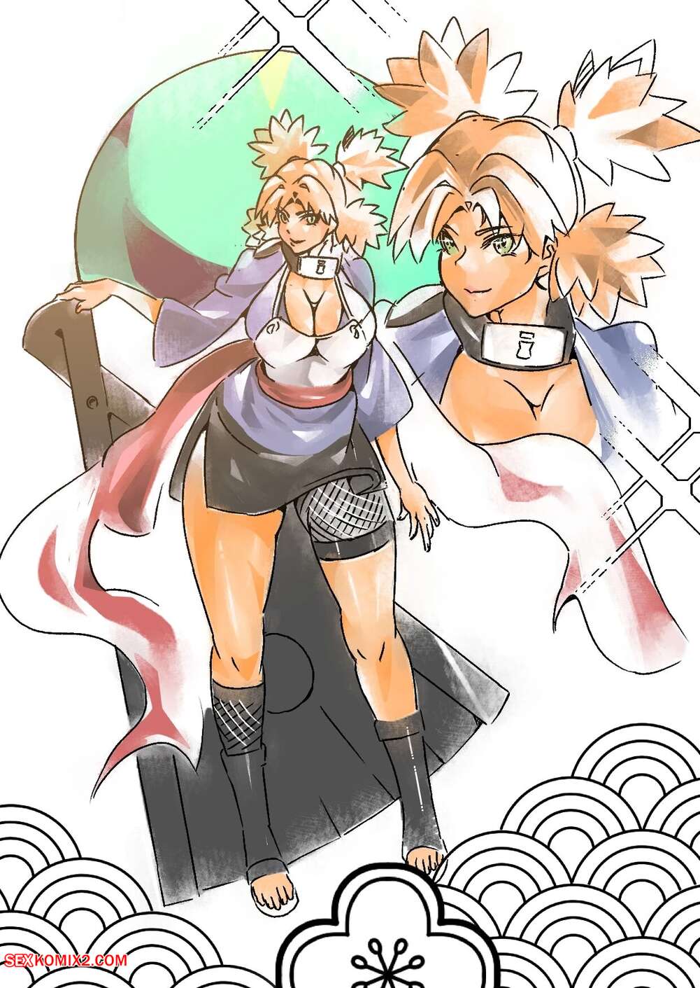Porn comic Naruto x Temari. Karyoten