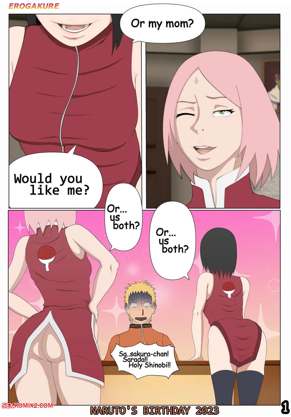 Porn comic Narutos Birthday Comic. Erogakure