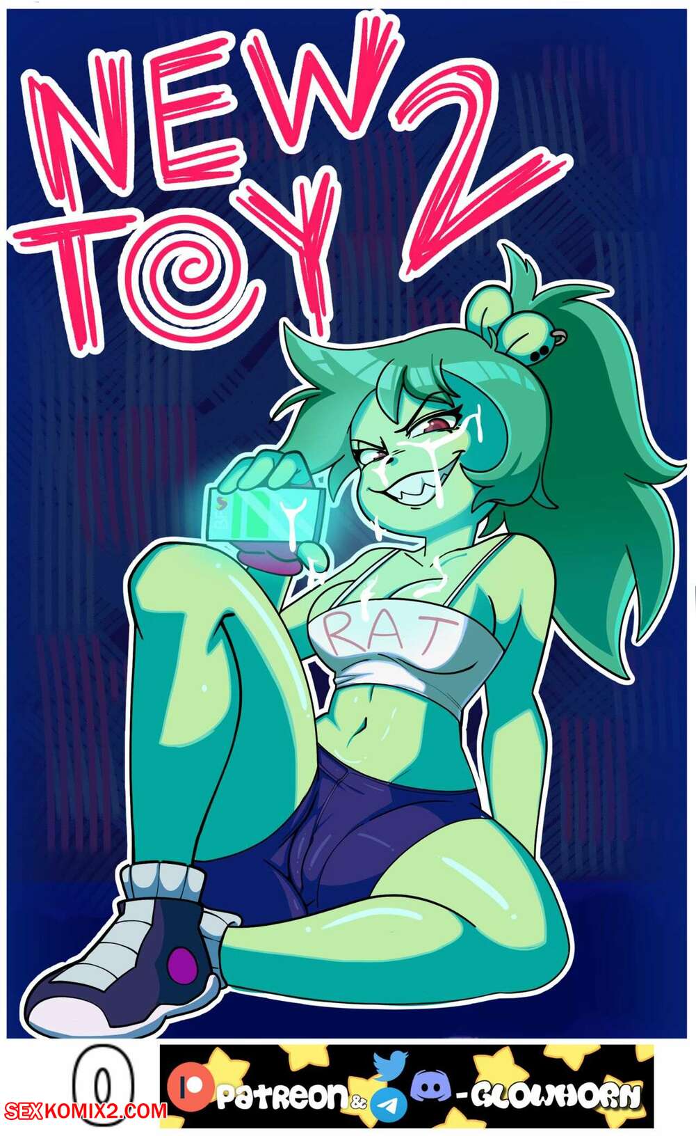 Porn comic New Toy 2. Glowhorn