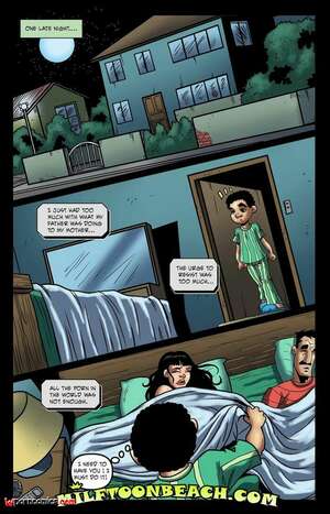 Porn comic Night With Mom. Chapter 1. MILFToon.