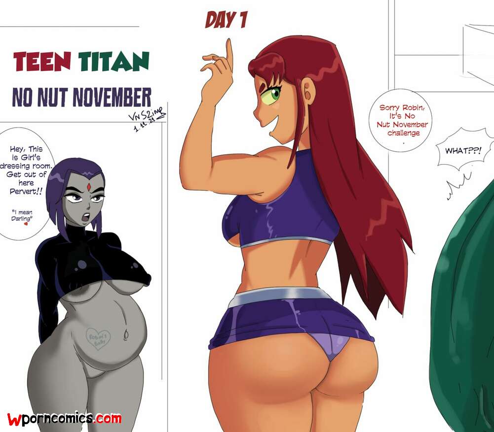 Porn comic No Nut November. Teen Titans
