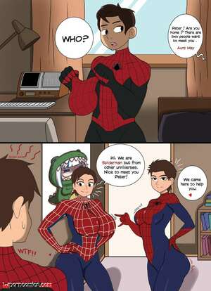 Porn comic No way home. VN SIMP. SpiderMan.