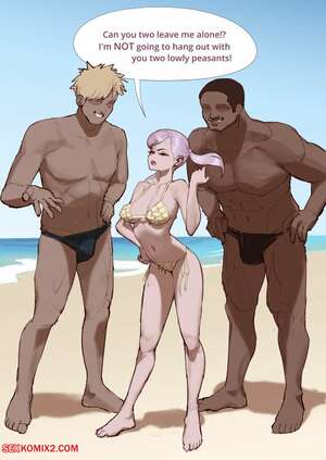 Porn comic Noelle Silva at the beach. wjs07