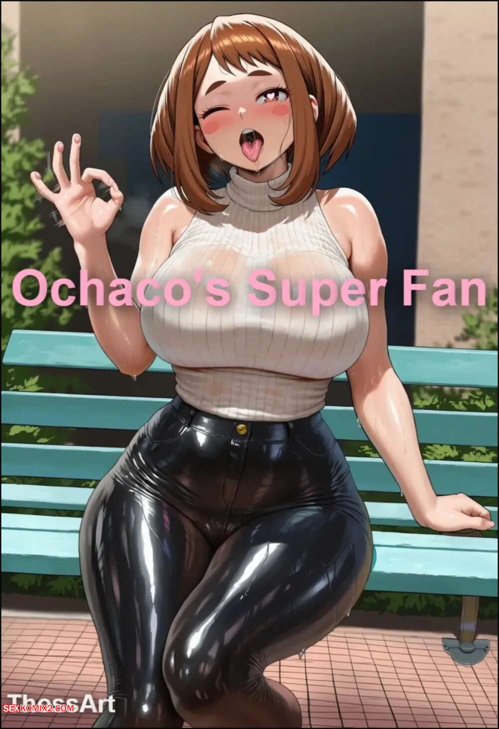 Porn comic Ochacos Super Fan. ThossArt