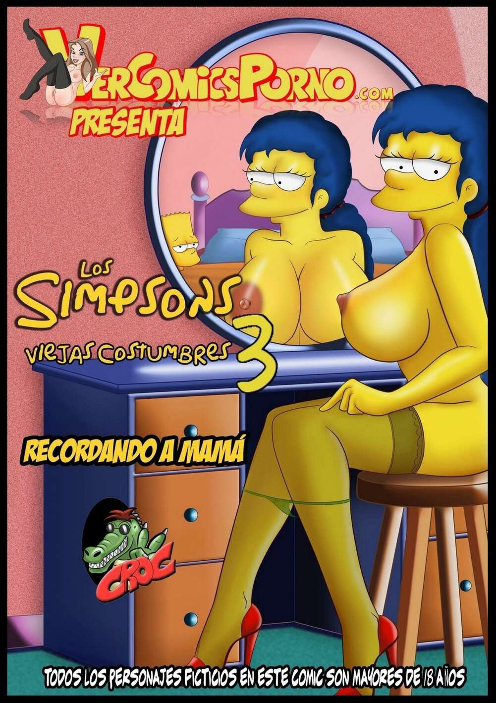 Porn comic Old Habits. Part 3. The Simpsons.
