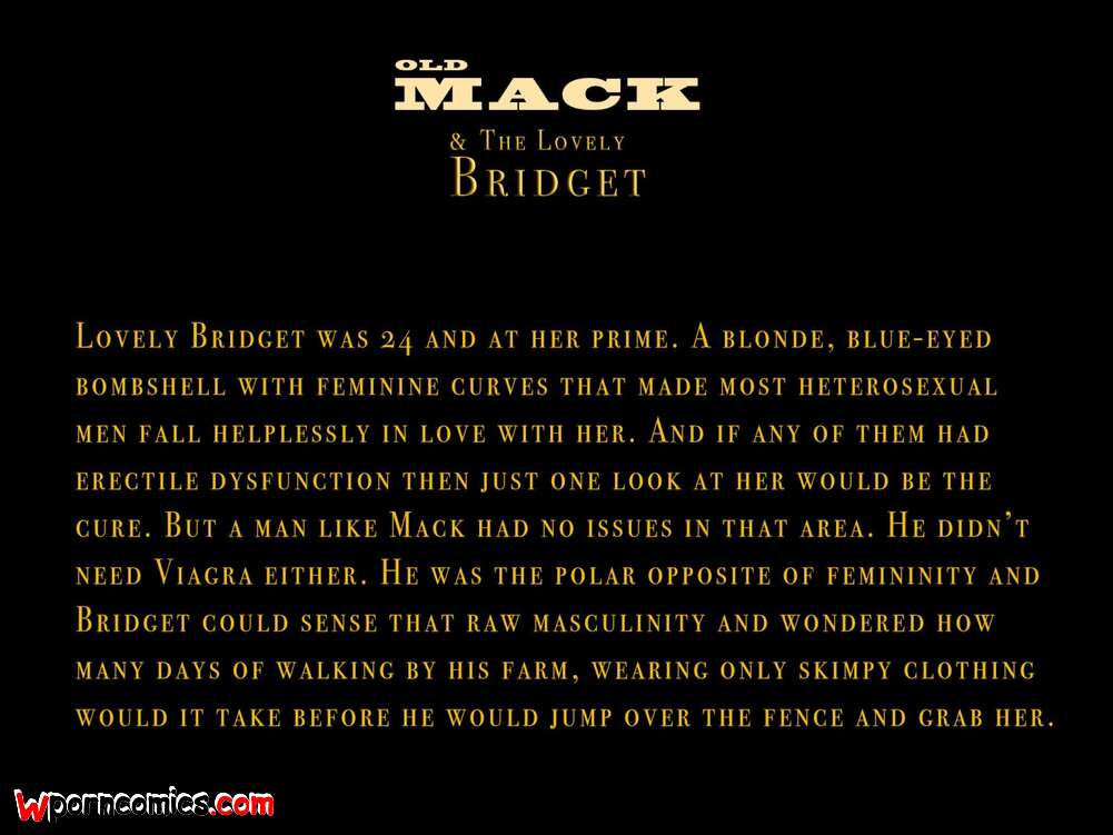 Porn comic Old Mack And The Lovely Bridget. Chapter 1. Casgra.