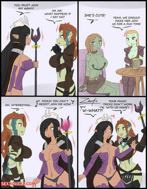 Porn comic Olga. Party 1 2. Zronku