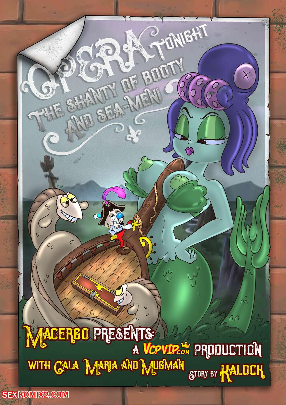 Porn comic Opera Tonight. Chapter 2. The Cuphead Show. Macergo.