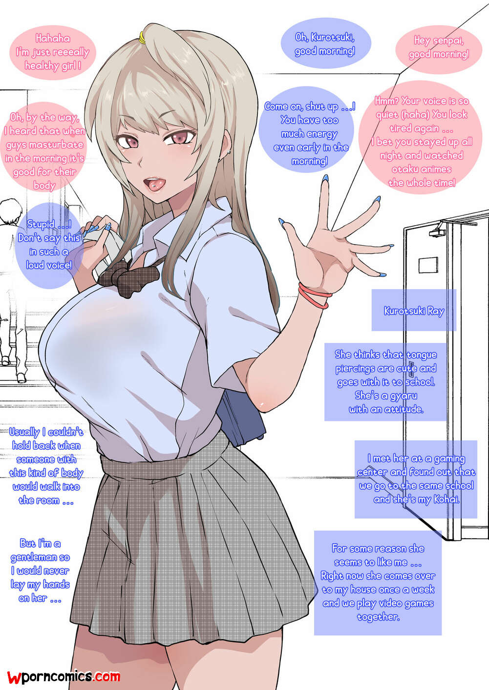 Porn comic Otaku no Boku to Iikanjidatta Kuro Gyaru Kouhai wo Netorareru Mini.