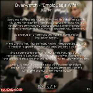 Porn comic Overwatch. Employees Wife. Eskandart.