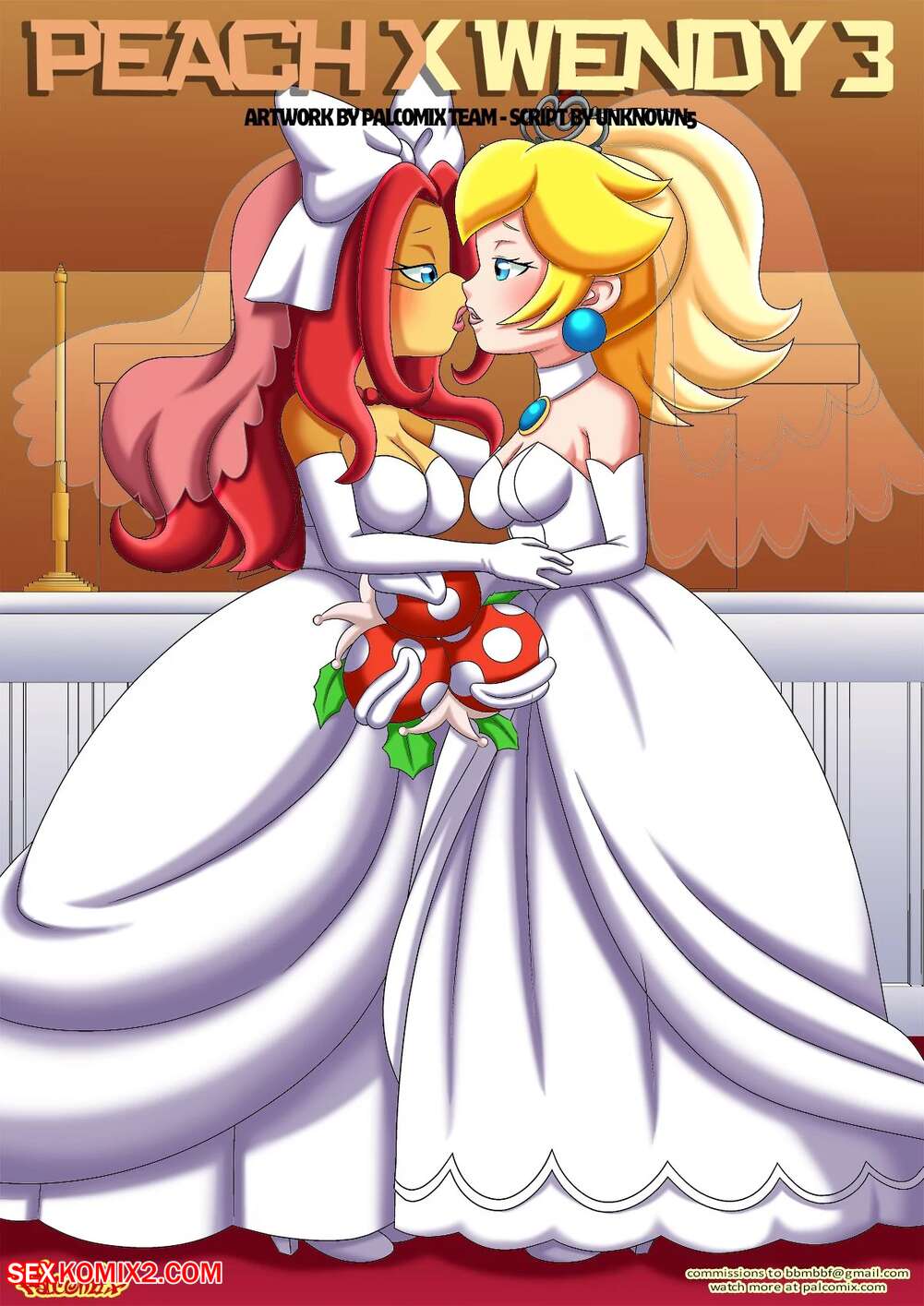 Porn comic Peach X Wendy. Chapter 3. Mario. Palcomix.