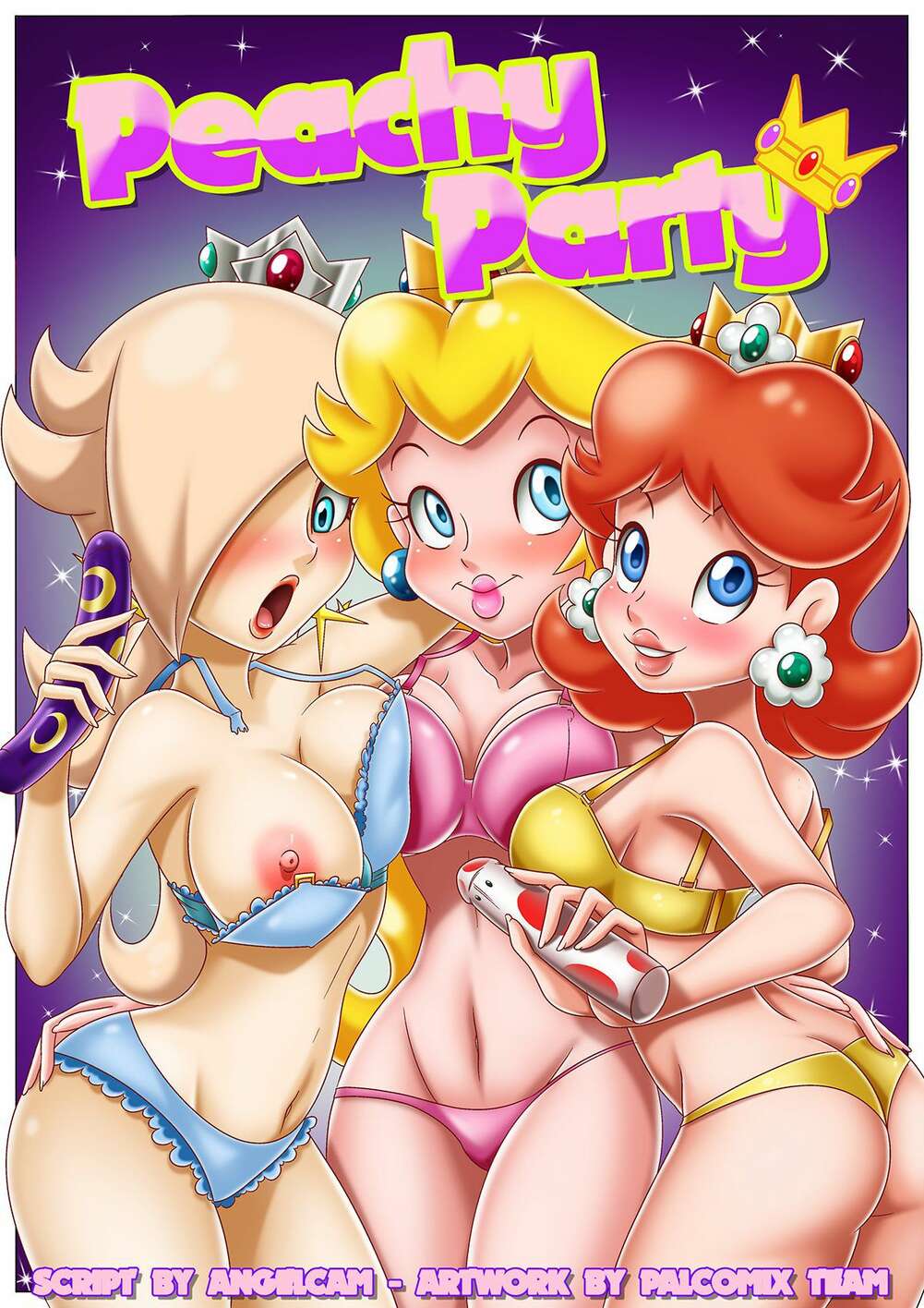 Porn comic Peachy Party. Mario Series.