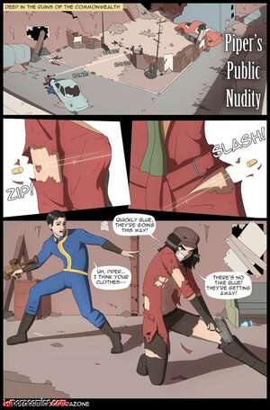 Porn comic Pipers public nudity. Aurora Zone