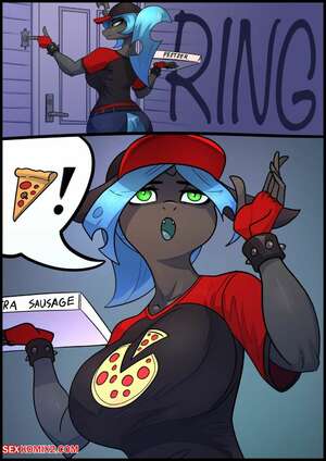 Porn comic Pizza Delivery. TastyNoods