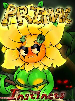 Porn comic Plants vs. Zombies. Primal Instincts. BlobSlimey
