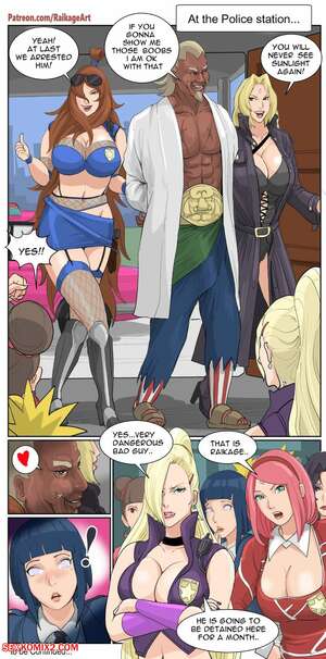 Porn comic Police Station. Raikageart.
