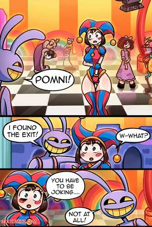 Porn comic Pomni Found The Wrong Exit Door. Aleksey Gutierrez