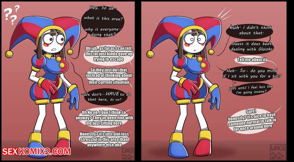 Porn comic Pomni x Linhe. Lancer