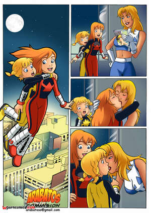 Porn comic Power Threesome. Fantastic Four, Power Pack. Arabatos.