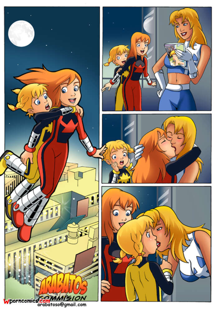 Porn comic Power Threesome. Fantastic Four, Power Pack. Arabatos.