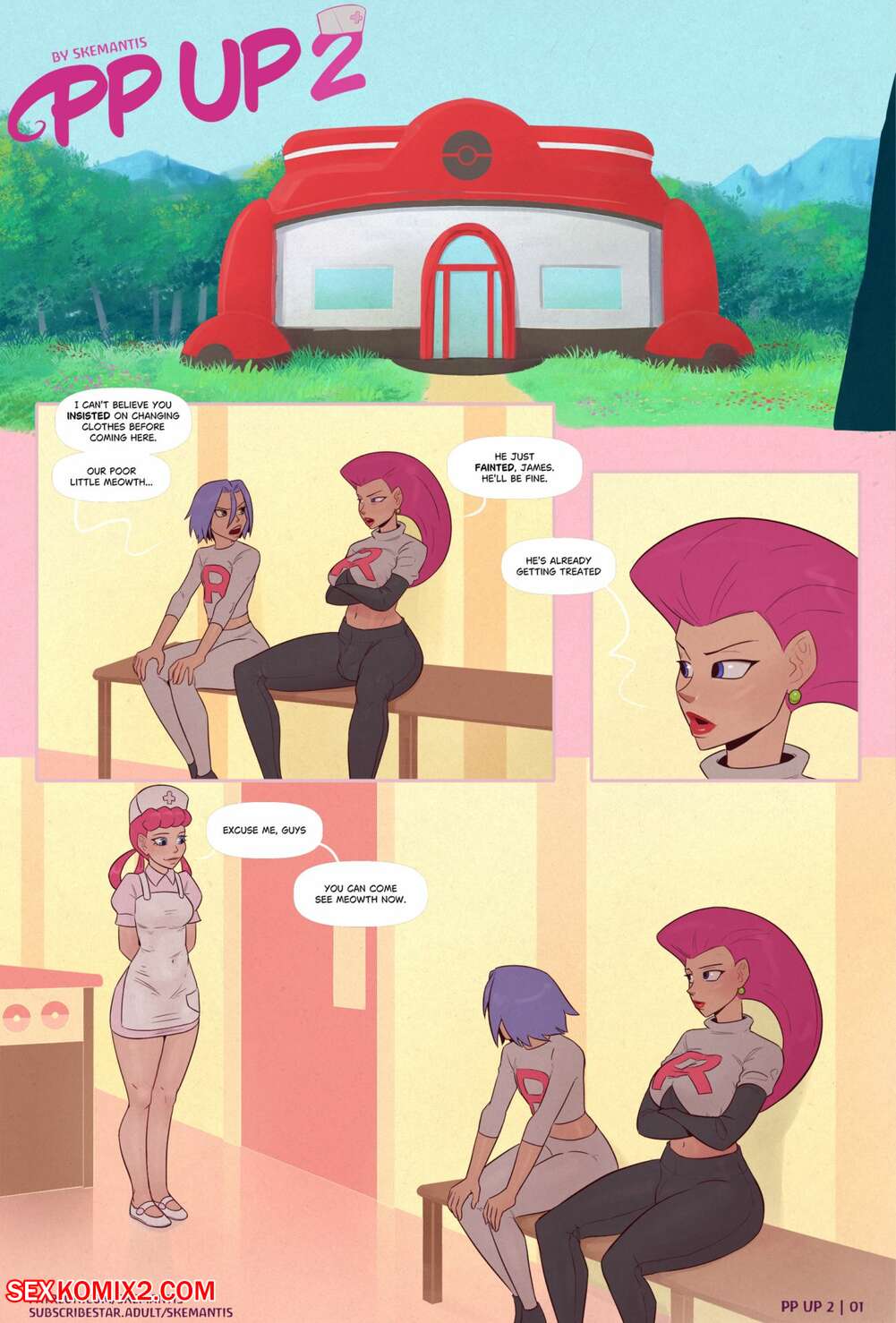 Porn comic PP UP 2. Skemantis